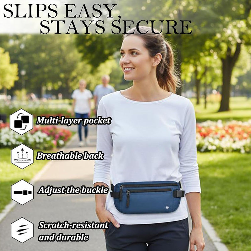 Travel Money Belt – RFID undercover Hidden Passport Holder
