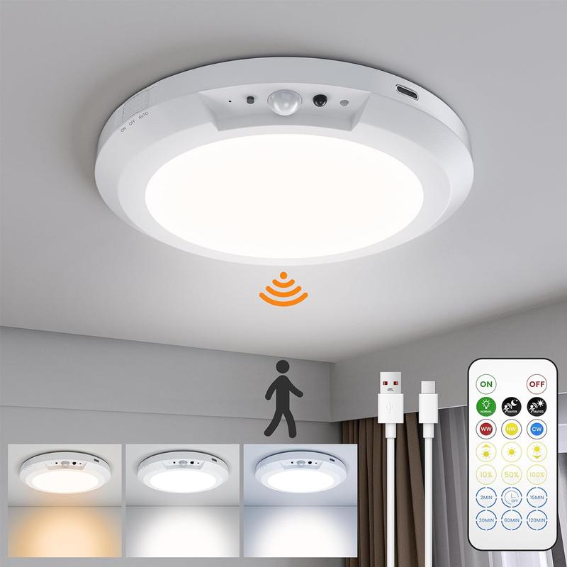 Rechargeable Ceiling Light With Remote