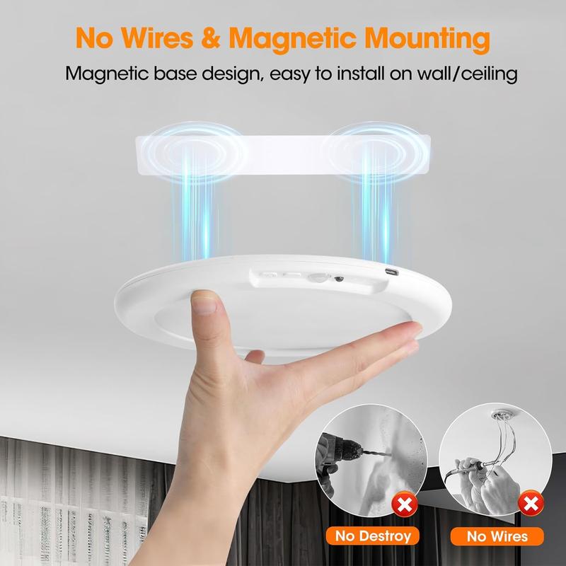 Rechargeable Ceiling Light With Remote