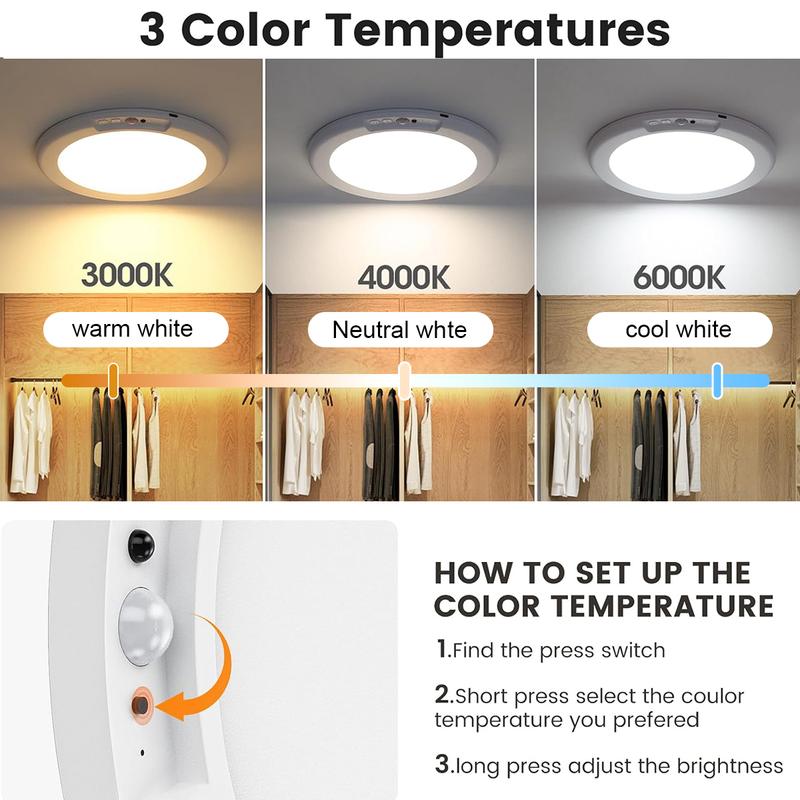 Rechargeable Ceiling Light With Remote