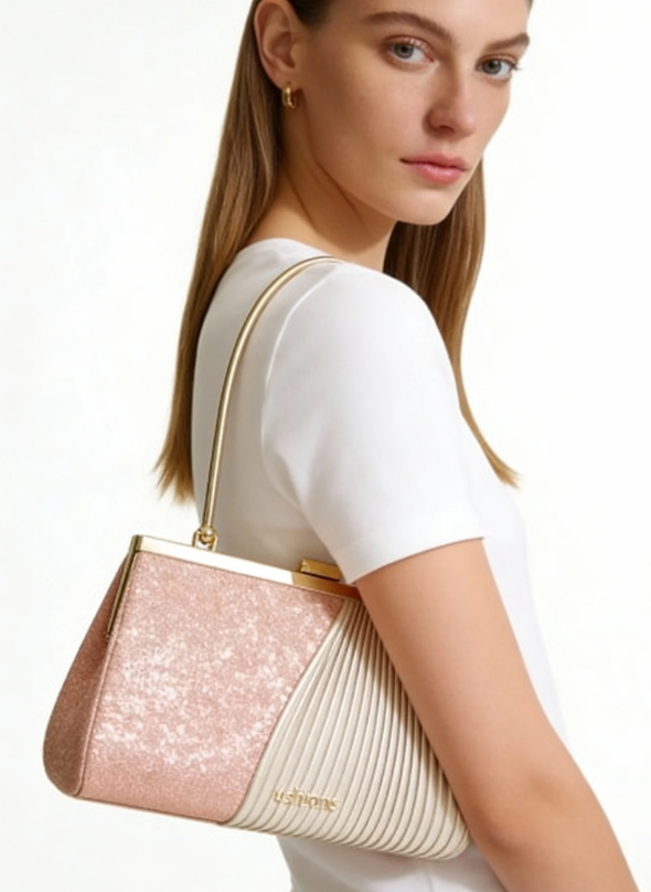 Dual-Texure Blush Compact Bags