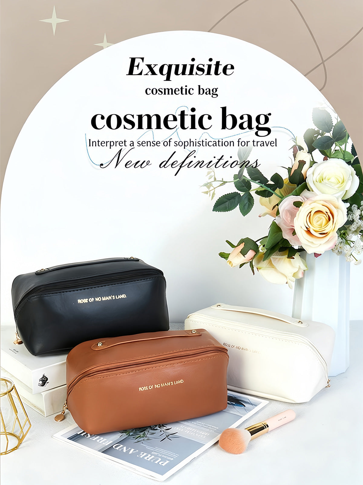 ✨NO.1 Best Seller Large Capacity Portable Travel Makeup Bag