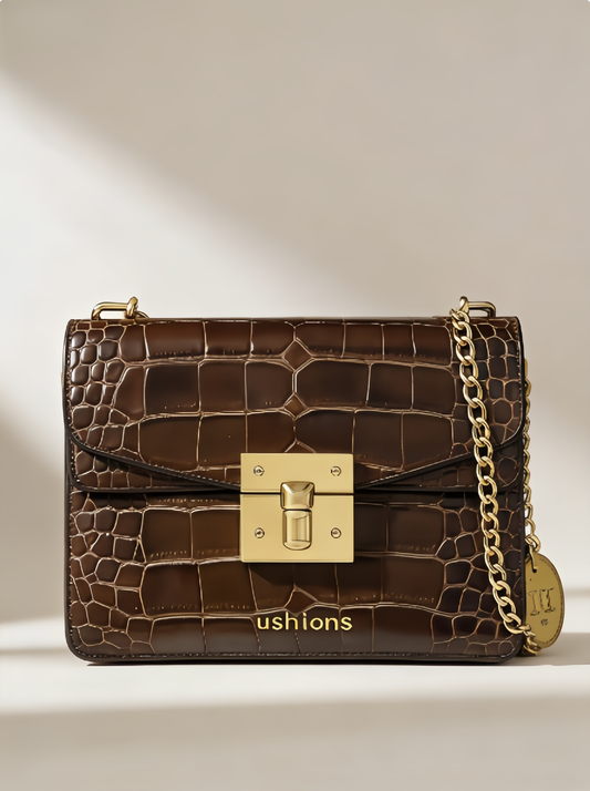 The Classic Savannah Satchel-Crocodile Bag