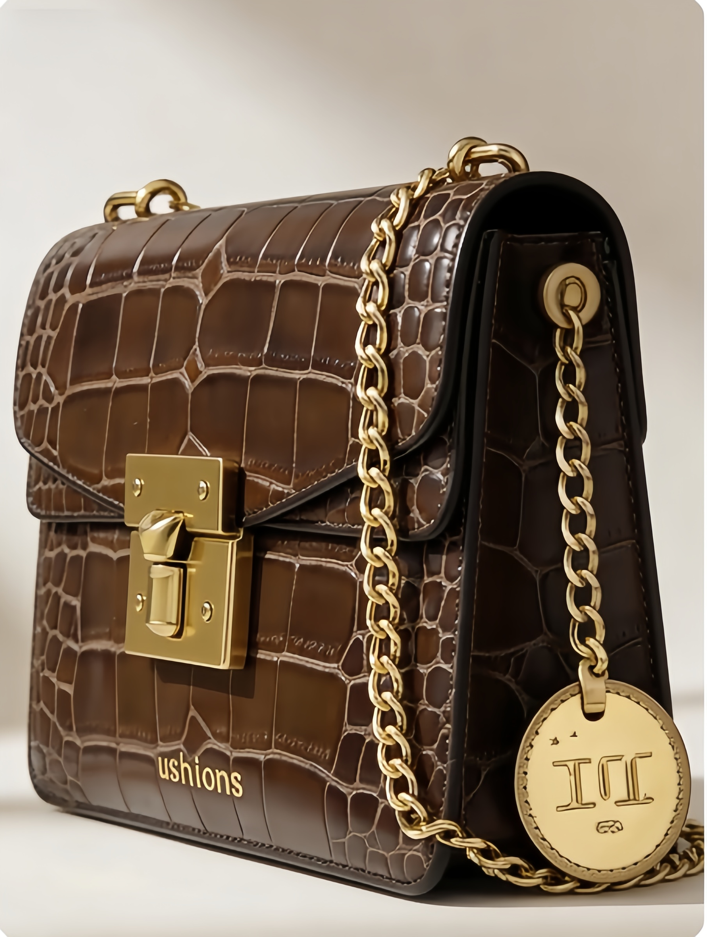 The Classic Savannah Satchel-Crocodile Bag